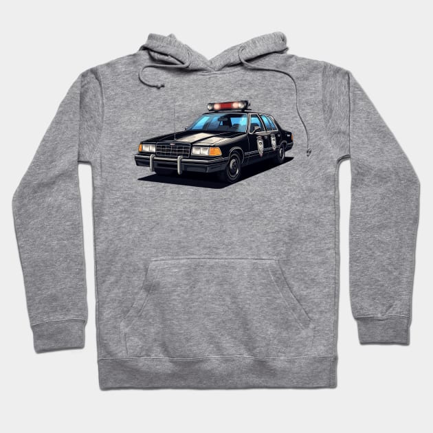 Ford Crown Victoria Police Car Hoodie by remixer2020